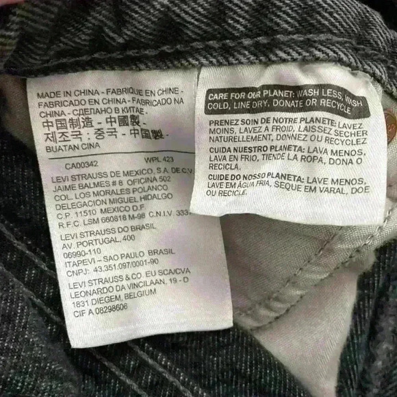 Levi cutoff shorts - Picture 6 of 6